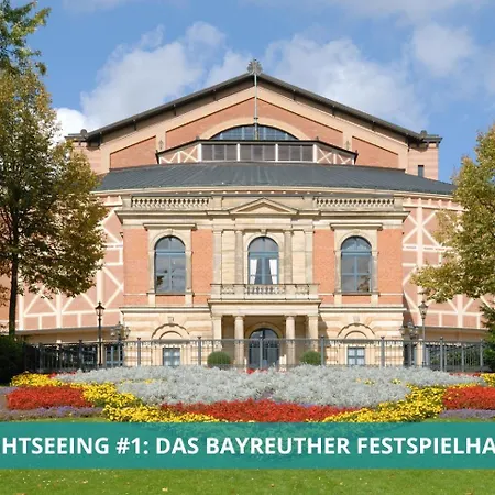 Apartment Wahnfried Nr1 - Cityapartment Mit Kueche, Duschbad, Balkon, Parkplatz - Zentral Aber Ruhig Bayreuth