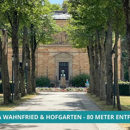 Wahnfried Nr1 - Cityapartment Mit Kueche, Duschbad, Balkon, Parkplatz - Zentral Aber Ruhig * Bayreuth